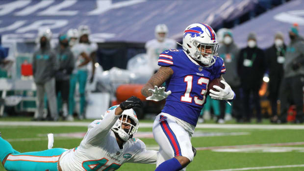 Gabriel Davis caught seven TD passes as a rookie last season.